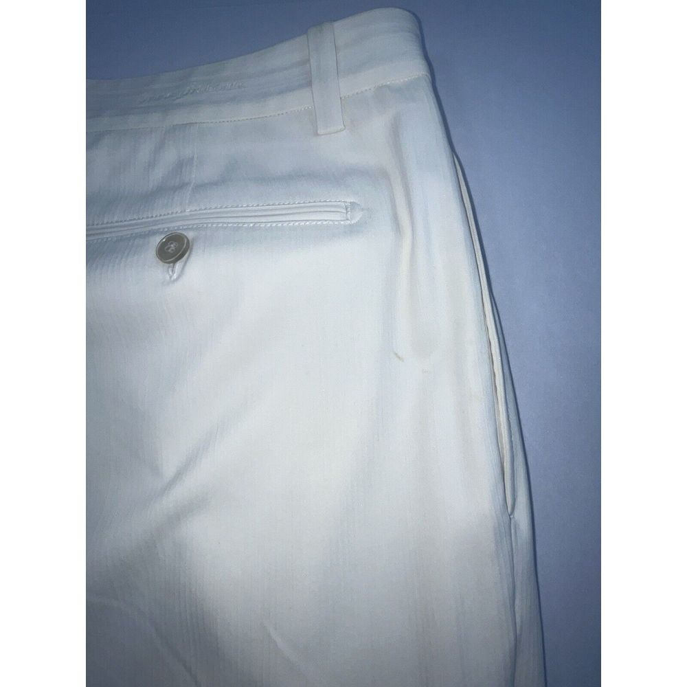 Tommy Bahama Relaxed Silk Pants 35x30 Cream Slash Pockets - Picture 14 of 14
